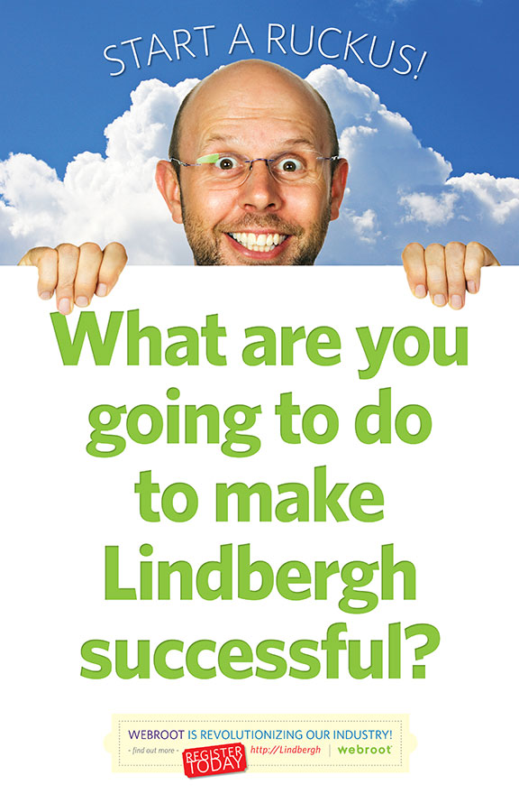Lindbergh "Start a Ruckus!" Campaign Poster 3