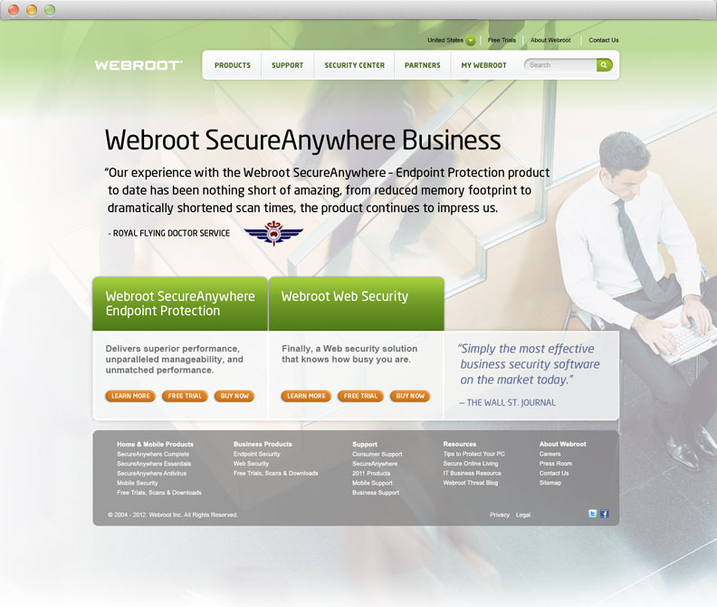 Webroot Small Business Website